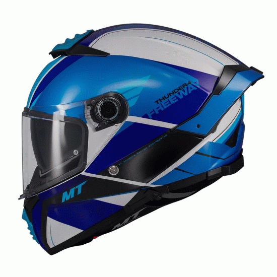 MT Thunder 4 SV Freeway A17 Gloss – интегрална каска с вграден визьор