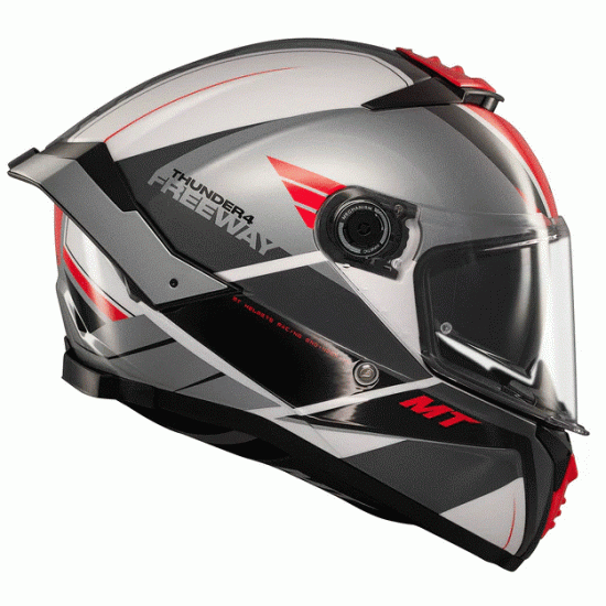 MT Thunder 4 SV Freeway A5 Gloss – интегрална каска с визьор и Bluetooth