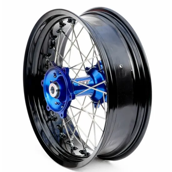 Задна джанта RFX Race SM Complete Rear Wheel 17x5.00 (Blue) – Excel Rim, Koyo лагери, алуминиева главина