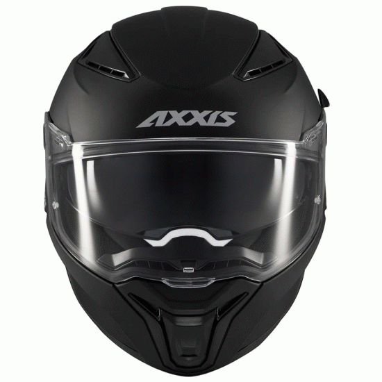 AXXIS Panther SV Black Matt – пълнофейс каска с вграден слънчев визьор и Bluetooth съвместимост