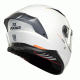 AXXIS Panther SV White Gloss – бяла моторна каска с визьор и Bluetooth възможности
