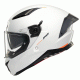 AXXIS Panther SV White Gloss – бяла моторна каска с визьор и Bluetooth възможности