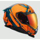 Каска NEXX X.WST3 B-Side Blue Teal/Orange – премиум спортна мото каска Hydra Motto