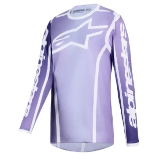 Дамско мотокрос джърси ALPINESTARS Fluid Apex Violet/White