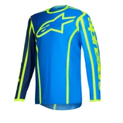 Мотокрос джърси Alpinestars FLUID APEX GREEN/BLUE