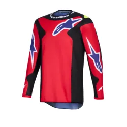 Мотокрос джърси Alpinestars FLUID GRID RED/BLACK/PURPLE