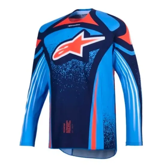 Мотокрос джърси Alpinestars Techstar Nomur Navy/Orange/Blue