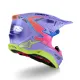 Мотокрос каска ALPINESTARS S-M10 JETT PURPLE/PINK – карбонова каска с арамидна защита