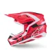 Мотокрос каска ALPINESTARS SM7 DEED – червено/черно/бяло, с вентилация и Plasma технология