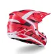 Мотокрос каска ALPINESTARS SM7 DEED – червено/черно/бяло, с вентилация и Plasma технология