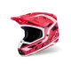 Мотокрос каска ALPINESTARS SM7 DEED – червено/черно/бяло, с вентилация и Plasma технология