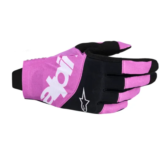 Мотокрос ръкавици Alpinestars Techstar Black/Grey/Purple – професионални мото ръкавици Hydra Motto