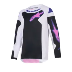 Детско мотокрос джърси Alpinestars FLUID GRID BLKACK/GREY/PINK