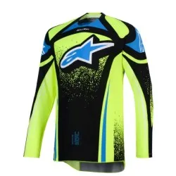 Мотокрос джърси Alpinestars TECHSTAR NOMUR NAVY/YELLOW?BLUE