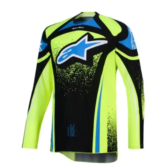 Мотокрос джърси Alpinestars Techstar Nomur Navy/Yellow/Blue – премиум екипировка Hydra Motto