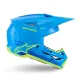 Мотокрос каска ALPINESTARS SM3 FORCE CYAN – синя MX каска с вентилация и защита