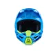 Мотокрос каска ALPINESTARS SM3 FORCE CYAN – синя MX каска с вентилация и защита