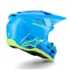 Мотокрос каска ALPINESTARS SM3 FORCE CYAN – синя MX каска с вентилация и защита