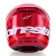 Мотокрос каска Alpinestars SM7 Core Red Gloss – екипировка Hydra Motto