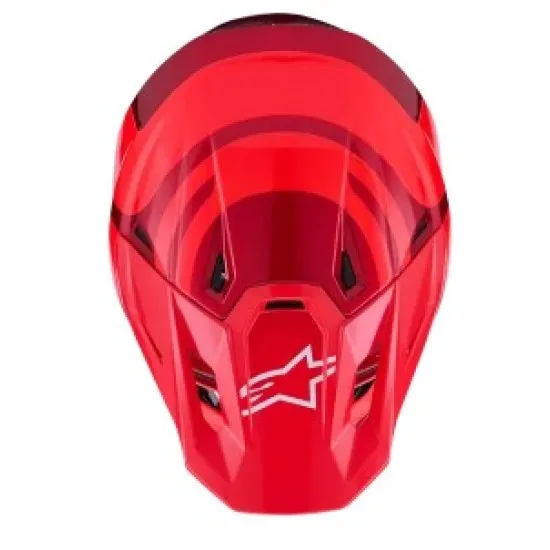 Мотокрос каска Alpinestars SM7 Core Red Gloss – екипировка Hydra Motto