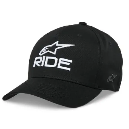 Шапка Alpinestars CRV Bill Sonic Black/White – мото аксесоар Hydra Motto