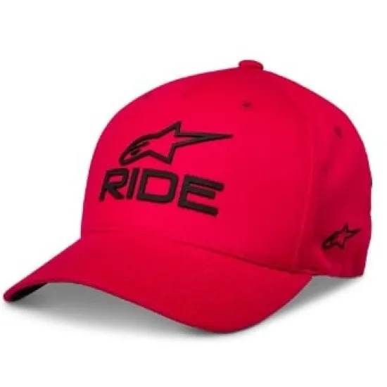 Шапка Alpinestars CRV Bill Sonic Red/Black – мото аксесоар Hydra Motto