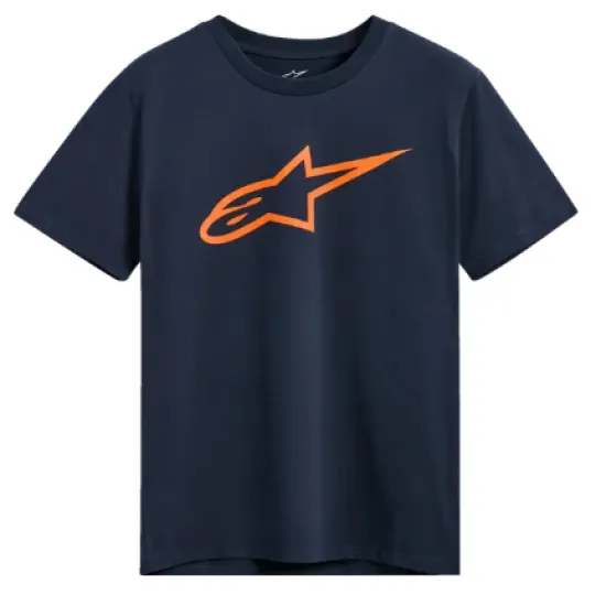 Мото тениска Alpinestars SS CSF Ageless 2.0 Navy/Orange – спортен стил Hydra Motto