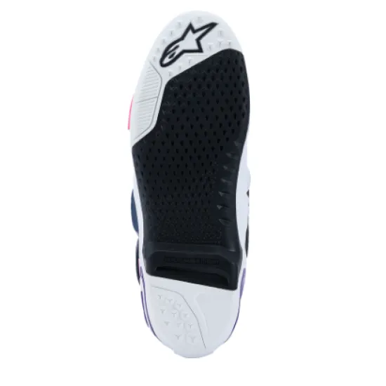Мотокрос ботуши Alpinestars Tech 10 White/Violet/Navy/Pink – защитни офроуд ботуши с олекотен дизайн