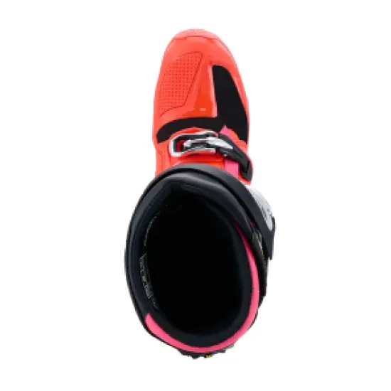 Мотокрос ботуши Alpinestars Tech 7 BLK/RD Fluo/Pink – защитни офроуд ботуши с модерна визия