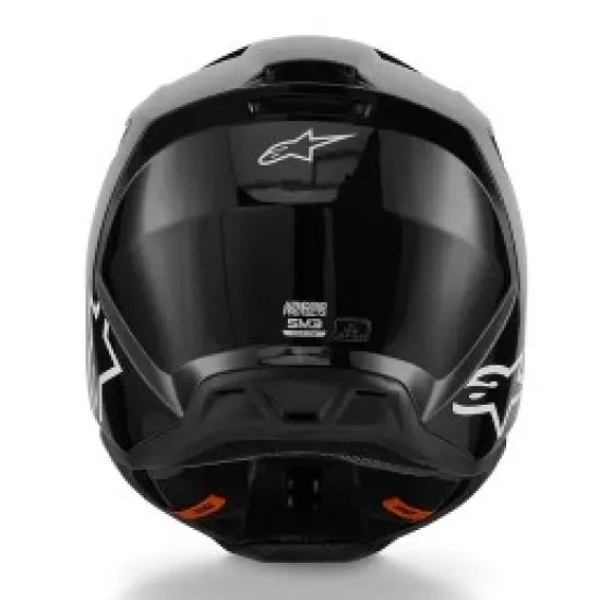 Мотокрос каска Alpinestars SM3 Black-Gloss – лека каска с патентована защита и вентилация