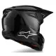 Мотокрос каска Alpinestars SM3 Black-Gloss – лека каска с патентована защита и вентилация