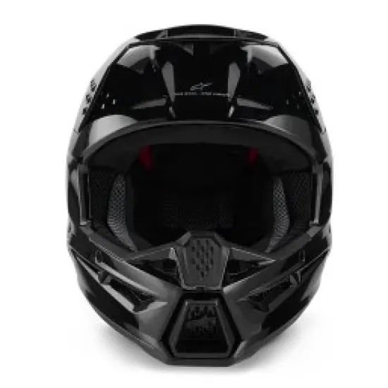 Мотокрос каска Alpinestars SM3 Black-Gloss – лека каска с патентована защита и вентилация