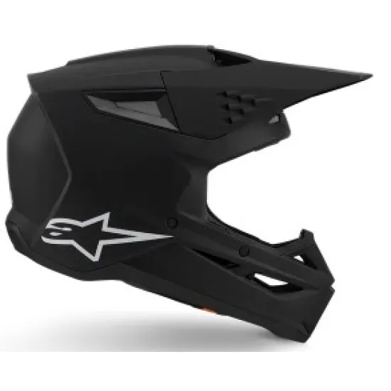 Мотокрос каска Alpinestars SM3 Black-Matt – лека и сигурна каска с патентована защита и вентилация