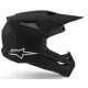 Мотокрос каска Alpinestars SM3 Black-Matt – лека и сигурна каска с патентована защита и вентилация