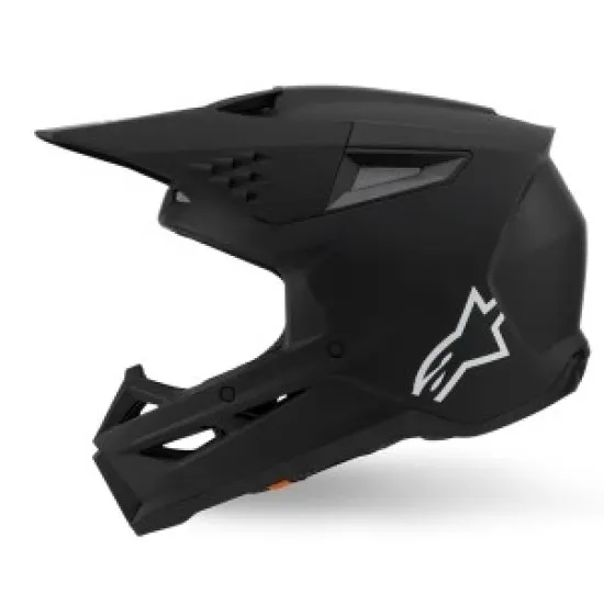 Мотокрос каска Alpinestars SM3 Black-Matt – лека и сигурна каска с патентована защита и вентилация