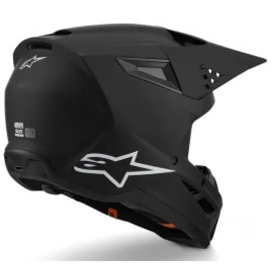 Мотокрос каска Alpinestars SM3 Black-Matt – лека и сигурна каска с патентована защита и вентилация