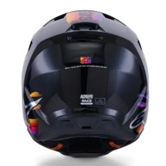 Мотокрос каска Alpinestars SM3 Force Black-Gloss – лека каска с патентована защита и вентилация