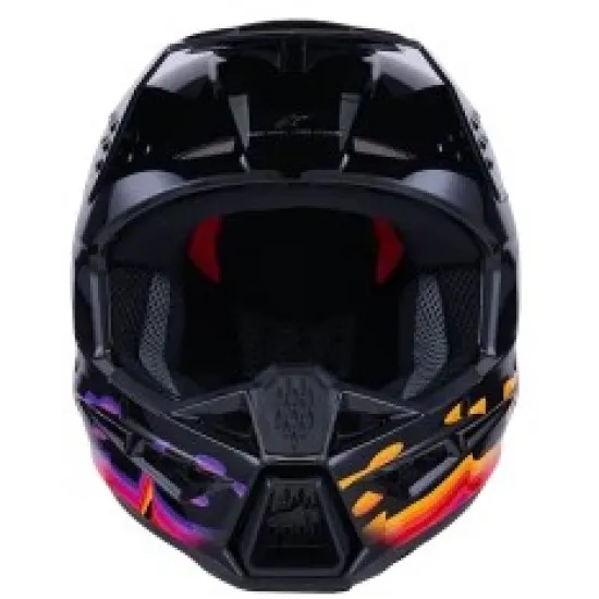 Мотокрос каска Alpinestars SM3 Force Black-Gloss – лека каска с патентована защита и вентилация