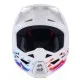 Мотокрос каска Alpinestars SM3 Force White-Gloss – лека каска с патентована защита и 17 отвора за вентилация