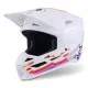 Мотокрос каска Alpinestars SM3 Force White-Gloss – лека каска с патентована защита и 17 отвора за вентилация