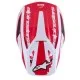 Мотокрос каска Alpinestars SM3 Heat Red/White/Black – лека каска с патентована защита и 17 отвора за вентилация
