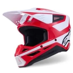 Мотокрос каска ALPINESTARS SM3 HEAT RED/WH/BLK