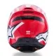 Мотокрос каска Alpinestars SM3 Heat Red/White/Black – лека каска с патентована защита и 17 отвора за вентилация