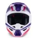 Мотокрос каска Alpinestars SM3 Heat White/Purple/Pink – лека и защитна каска с 17 отвора за вентилация