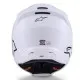 Мотокрос каска Alpinestars SM3 White Gloss