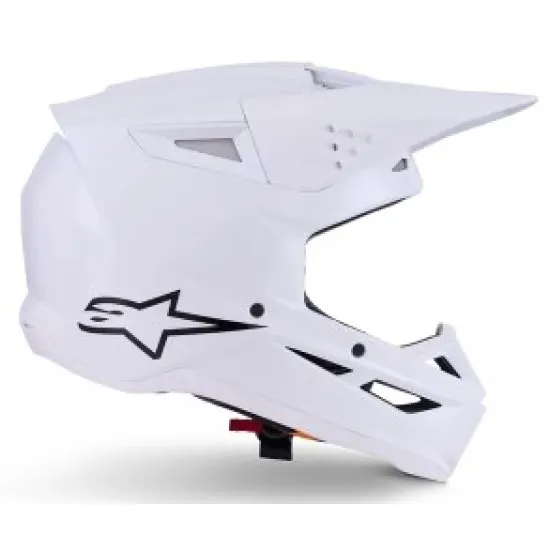 Мотокрос каска Alpinestars SM3 White Gloss
