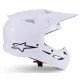 Мотокрос каска Alpinestars SM3 White Gloss