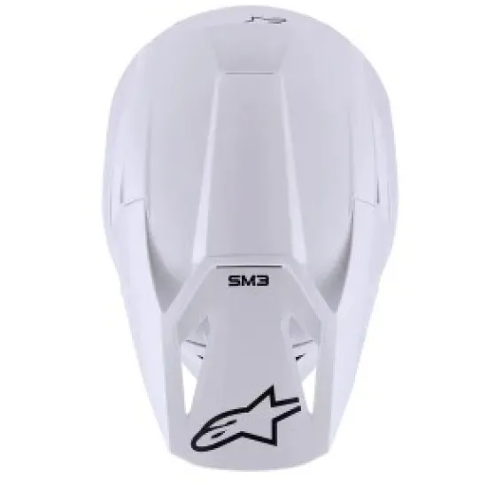 Мотокрос каска Alpinestars SM3 White Gloss