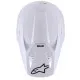 Мотокрос каска Alpinestars SM3 White Gloss