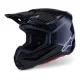Мотокрос каска Alpinestars SM7 Black Gloss